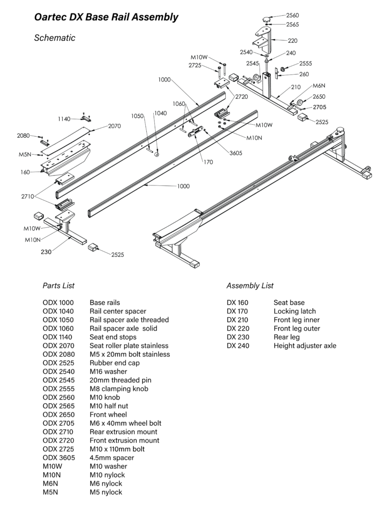 DX Schematic and Parts - Oartec